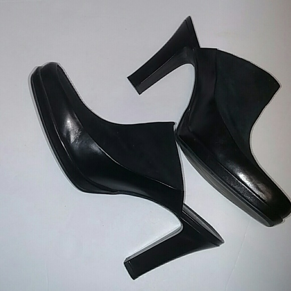 Franco Sarto Black Suede Mule size 10 - Picture 2 of 6